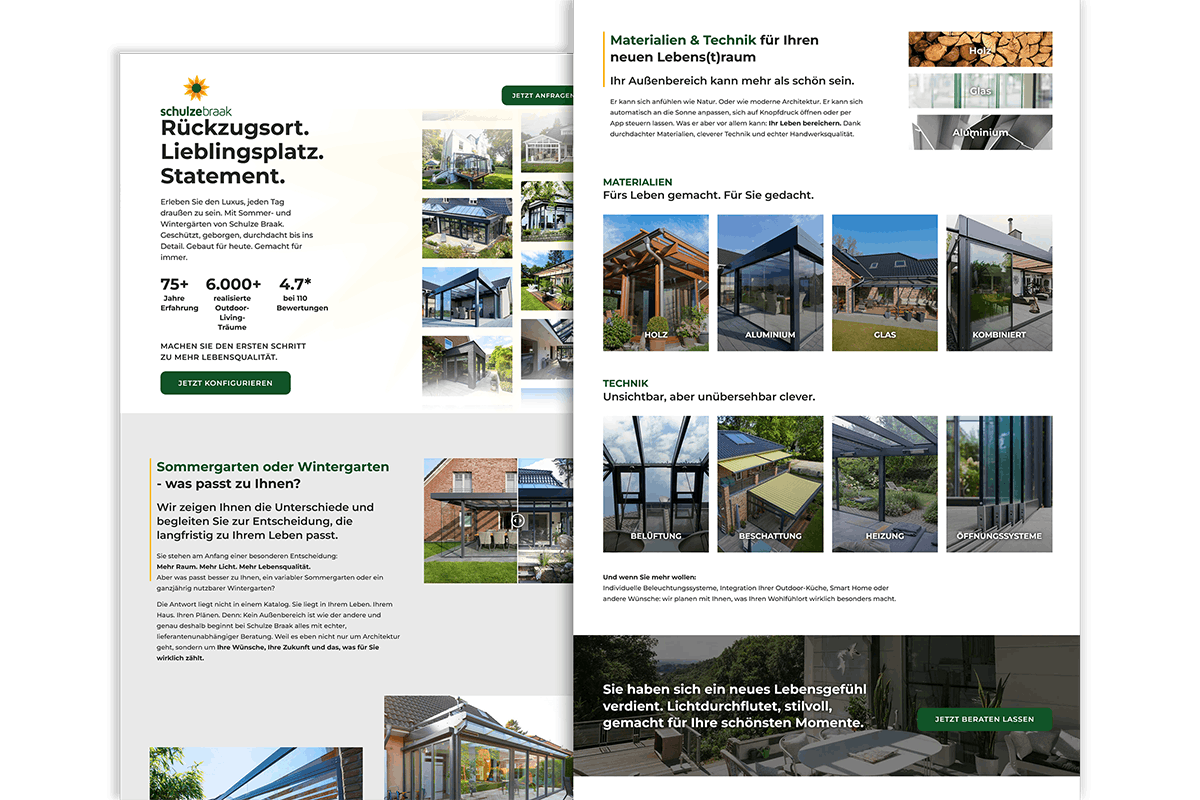 Schulze-Braak – weitere Website-Impressionen